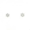 PT ソリティア ダイヤモンド ピアス 0.30CT