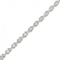 K14WG ダイヤモンド ブレスレット 1.00CT