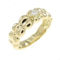 K18YG ダイヤモンド リング 0.09CT