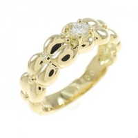 K18YG ダイヤモンド リング 0.09CT