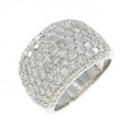 PT パヴェ ダイヤモンド リング 3.00CT