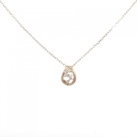 K18PG ダイヤモンド ネックレス 0.02CT