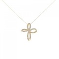 K18YG ダイヤモンド ネックレス 0.25CT