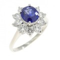 PT サファイヤ リング 0.77CT