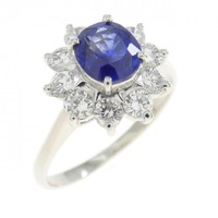 PT サファイヤ リング 0.77CT