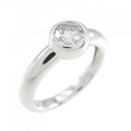 PT ソリティア ダイヤモンド リング 0.50CT