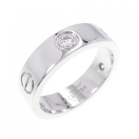 カルティエ ラブ ハーフダイヤ リング