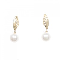 K18YG アコヤパール ピアス 5.5mm