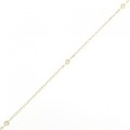 K18YG ダイヤモンド ブレスレット 0.01CT