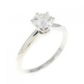 ティファニー クラシックソリティア リング 0.59CT H VVS2