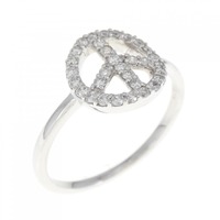 K18WG ダイヤモンド リング 0.23CT