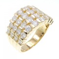K18YG ダイヤモンド リング 2.02CT