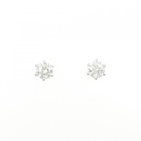 PT ソリティア ダイヤモンド ピアス 0.74CT