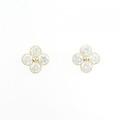 【新品】K18YG ダイヤモンド ピアス 2.035CT F VS2-SI2 VG-GOOD