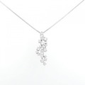 K18WG ダイヤモンド ネックレス 1.12CT
