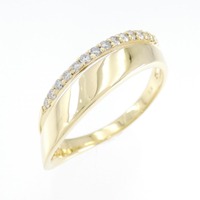 K18YG ダイヤモンド リング 0.20CT