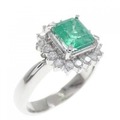 PT エメラルド リング 1.01CT