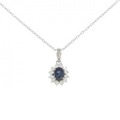 PT サファイヤ ネックレス 0.50CT