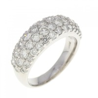 PT パヴェ ダイヤモンド リング 1.50CT