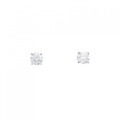 ティファニー ソリティア ピアス 0.52CT E VVS2 3EXT