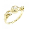 K18YG ダイヤモンド リング 0.20CT
