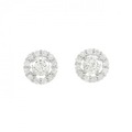 【新品】PT ダイヤモンド ピアス 0.218CT 0.214CT F SI1 Good