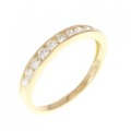 【リメイク】K18YG ダイヤモンド リング 0.30CT