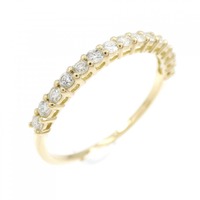 【リメイク】K18YG ハーフエタニティ ダイヤモンド リング 0.30CT