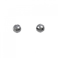 K18WG ソリティア ダイヤモンド ピアス 1.00CT