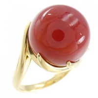 K18YG サンゴ リング 13.5mm