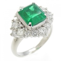PT エメラルド リング 2.08CT