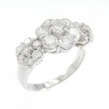 PT フラワー ダイヤモンド リング 1.72CT