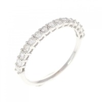 【リメイク】K18WG ダイヤモンド リング 0.30CT