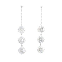 【新品】K10WG キュービック ピアス