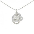 【新品】PT ダイヤモンド ネックレス 0.364CT F SI2 Good