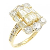 K18YG ダイヤモンド リング 2.00CT