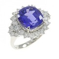 PT タンザナイト リング 4.25CT