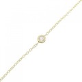 K18YG ダイヤモンド ブレスレット 0.03CT