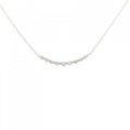 K18PG ダイヤモンド ネックレス 0.20CT
