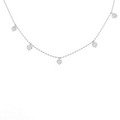 K18WG ダイヤモンド ネックレス 0.50CT