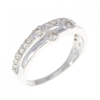 K18WG ダイヤモンド リング 0.50CT
