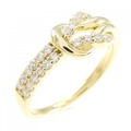 【リメイク】K18YG ダイヤモンド リング 0.20CT