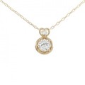 K18PG ダイヤモンド ネックレス 0.306CT