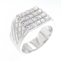 K18WG ダイヤモンド リング 1.16CT