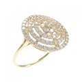 K18YG ダイヤモンド リング 1.00CT