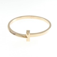 ティファニー Tワン ヒンジ ワイド バングル