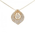 K18PG ダイヤモンド ネックレス 0.527CT