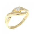 K18YG ダイヤモンド リング 0.20CT