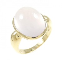 K18YG ローズクオーツ リング 9.35CT