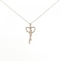 K18PG ダイヤモンド ネックレス 0.03CT